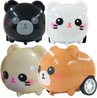 ハムスターとくまさん プルバックカー