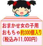 おまかせ女の子用おもちゃ300個人