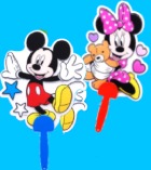 ディズニーダイカットミニうちわ