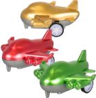 メタリック風ミニプルバック飛行機