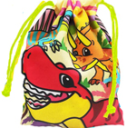 恐竜ミニ巾着袋